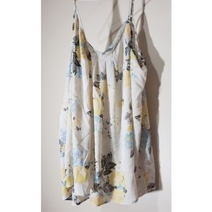 Torrid Summer Top, Yellow/Floral Sz 5